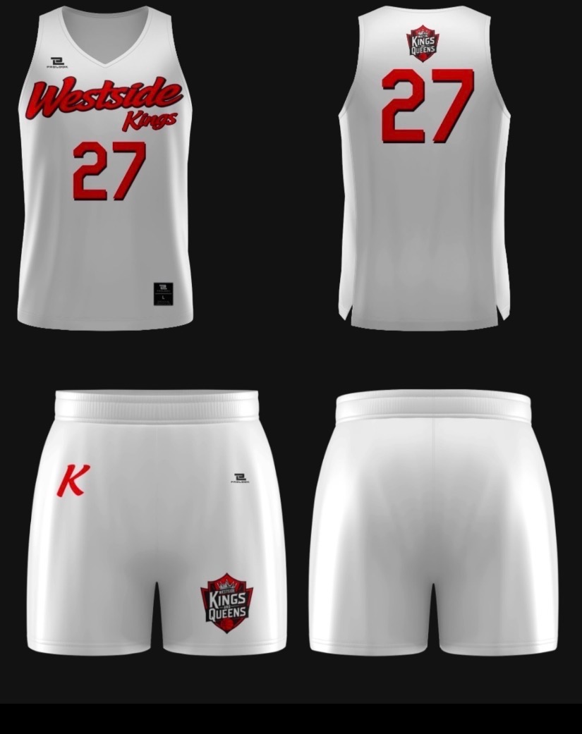 Kings jersey — white/red home